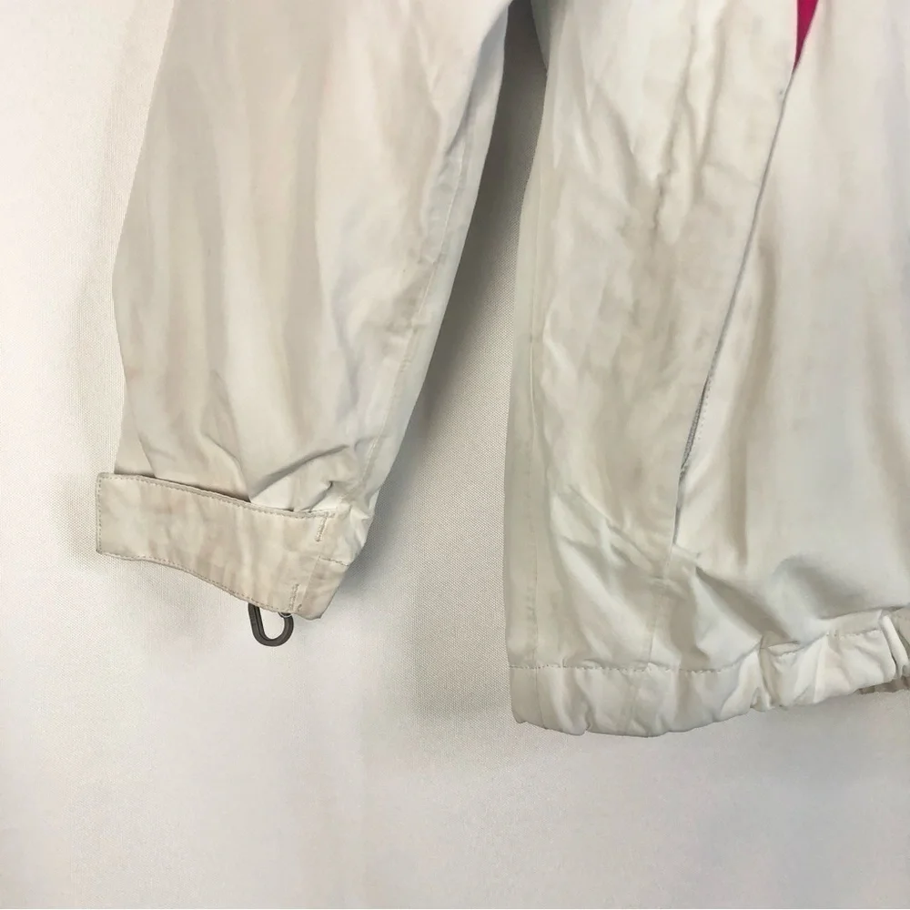 The North Face White & Hot‎ Pink Double Layer Ski Winter Jacket M